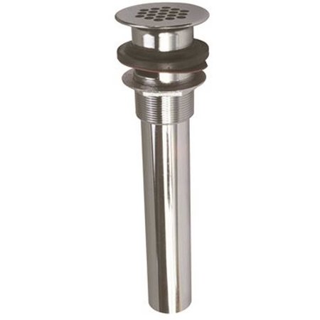 PREMIER P.O Plug with Grid Strainer 1-1/4 in. x 6 in. in Chrome SX-0157115